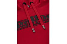 Bluza damska z kapturem Pit Bull Classic Boxing '21 - Czerwona