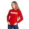 Bluza damska Pit Bull Classic Boxing '21 - Czerwona