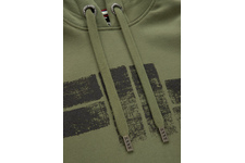 Bluza z kapturem Pit Bull Classic Logo '21 - Oliwkowa