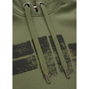 Bluza z kapturem Pit Bull Classic Logo '21 - Oliwkowa