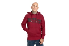 Bluza z kapturem Pit Bull Classic Logo '21 - Bordowa