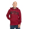 Bluza z kapturem Pit Bull Classic Logo '21 - Bordowa