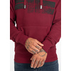 Bluza z kapturem Pit Bull Classic Logo '21 - Bordowa