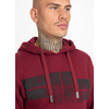 Bluza z kapturem Pit Bull Classic Logo '21 - Bordowa