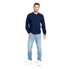 Bluza Pit Bull Pique Small Logo '21 - Granatowa