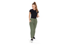 Spodnie dresowe damskie Pit Bull Small Logo '21 - Oliwkowe