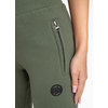 Spodnie dresowe damskie Pit Bull Small Logo '21 - Oliwkowe