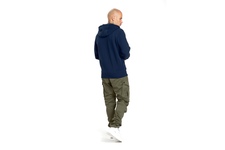 Bluza rozpinana z kapturem Pit Bull Pique Small Logo '21 - Granatowa