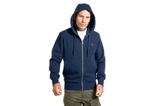 Bluza rozpinana z kapturem Pit Bull Pique Small Logo '21 - Granatowa