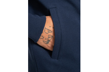 Bluza rozpinana z kapturem Pit Bull Pique Small Logo '21 - Granatowa