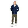 Bluza rozpinana z kapturem Pit Bull Pique Small Logo '21 - Granatowa