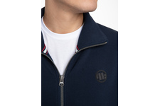 Bluza rozpinana Pit Bull Pique Small Logo '21 - Granatowa