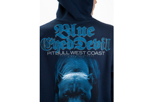 Bluza z kapturem Pit Bull Blue Eyed Devil '21 - Granatowa