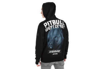 Bluza z kapturem Pit Bull Black Dog '21 - Czarna
