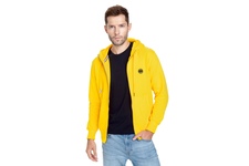 Bluza rozpinana z kapturem Pit Bull Small Logo '21 - Żółta