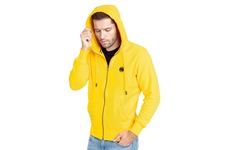 Bluza rozpinana z kapturem Pit Bull Small Logo '21 - Żółta