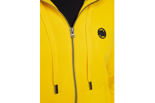 Bluza rozpinana z kapturem Pit Bull Small Logo '21 - Żółta