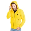 Bluza rozpinana z kapturem Pit Bull Small Logo '21 - Żółta