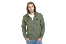 Bluza rozpinana z kapturem Pit Bull Small Logo '21 - Oliwkowa