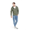 Bluza rozpinana z kapturem Pit Bull Small Logo '21 - Oliwkowa