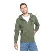 Bluza rozpinana z kapturem Pit Bull Small Logo '21 - Oliwkowa