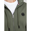 Bluza rozpinana z kapturem Pit Bull Small Logo '21 - Oliwkowa