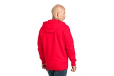 Bluza rozpinana z kapturem Pit Bull Small Logo '21 - Czerwona