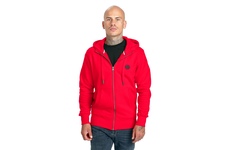 Bluza rozpinana z kapturem Pit Bull Small Logo '21 - Czerwona