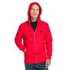 Bluza rozpinana z kapturem Pit Bull Small Logo '21 - Czerwona
