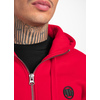Bluza rozpinana z kapturem Pit Bull Small Logo '21 - Czerwona