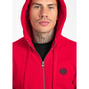 Bluza rozpinana z kapturem Pit Bull Small Logo '21 - Czerwona