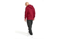 Bluza rozpinana z kapturem Pit Bull Small Logo '21 - Bordowa