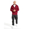 Bluza rozpinana z kapturem Pit Bull Small Logo '21 - Bordowa