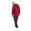 Bluza rozpinana z kapturem Pit Bull Small Logo '21 - Bordowa