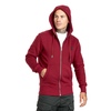 Bluza rozpinana z kapturem Pit Bull Small Logo '21 - Bordowa