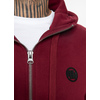 Bluza rozpinana z kapturem Pit Bull Small Logo '21 - Bordowa