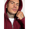 Bluza rozpinana z kapturem Pit Bull Small Logo '21 - Bordowa