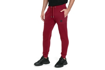 Spodnie dresowe Pit Bull Small Logo '21 - Bordowe