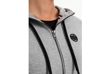 Bluza damska rozpinana z kapturem Pit Bull French Terry Small Logo '21 - Szara