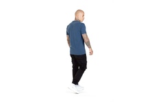 Koszulka Pit Bull Denim Washed Small Logo '21 - Granatowa