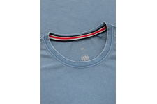 Koszulka Pit Bull Denim Washed Small Logo '21 - Błękitna