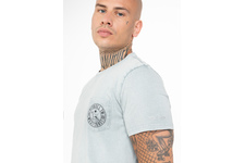 Koszulka Pit Bull Denim Washed Circle Dog '21 - Szara