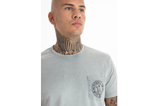 Koszulka Pit Bull Denim Washed Circle Dog '21 - Szara