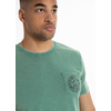 Koszulka Pit Bull Denim Washed Circle Dog '21 - Zielona