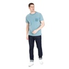 Koszulka Pit Bull Denim Washed Circle Dog '21 - Błękitna