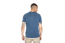 Koszulka Pit Bull Denim Washed Circle Dog '21 - Granatowa