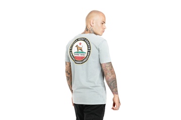 Koszulka Pit Bull Denim Washed California Dog '21 - Szara