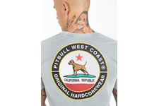 Koszulka Pit Bull Denim Washed California Dog '21 - Szara