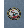 Koszulka Pit Bull Denim Washed California Dog '21 - Błękitna
