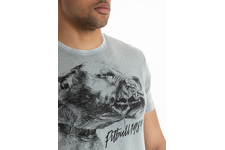 Koszulka Pit Bull Denim Washed Shlimock '21 - Szara